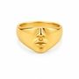 18k Gold Pvd Coated Waterproof Ring Mooiste Boutique