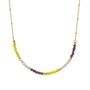 Beaded Yelow Pearl Purple Gold Necklace Waterproof Necklace Eastern Cape South Africa Mooiste Boutique 7423