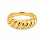 18jk Gold Pvd Coated Waterproof Ring Mooiste Boutique
