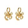 Gold Waterproof Crab Charm Hoop Gold Earing Tarnish Free Jewlerry South Africa Mooiste Boutique Port Elizabeth 2