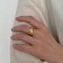 18k Gold Pvd Coated Gold Waterproof And Tarnish Free Ring Bow Imitation Ring South Africa Mooiste Boutique Port Elizabeth1