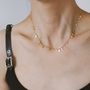 18k Gold Nec Klace Waterproof Necklace Squared Disc Necklace Mooiste Boutique Port Elizabeth South Africa 1