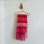 Chunky Blanket Scarf Winter Scarf Pink And Red Scarf Colourful Scarf Mooiste Boutique 1