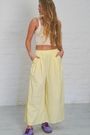 Lemonade Paperbag Wide Leg Pants Pale Yellow Pants Wide Leg Pants Summe Pants Moioiste Boutique 3