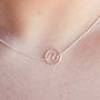 Circle Wave Sterling Silver Necklace Silver Necklace Sterling Silver Jewelry Mooiste Boutique Port Elizabetrh 1
