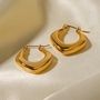 The French Hoop Gold Earring Jewelry Mooiste Boutique