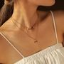 Gold Whale Tale Necklace Beaded Waterproof Necklace Mooiste Boutique Port Ealizabet Eastern Cape South Africa Jewelry Necklace 7411